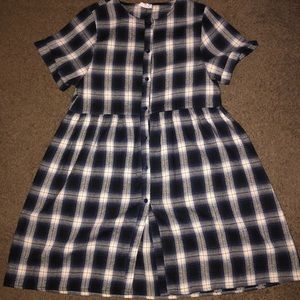 Dolls Kill Plaid Dolly Dress